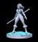 Tabaxi acrobat from Irnkman Minis. Total height apx. 44mm. Unpainted resin miniature product 1